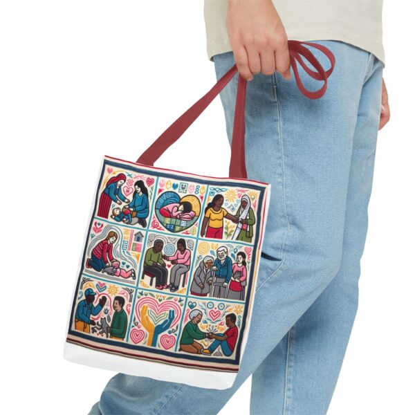 Heartfelt Connections Tote Bag - Perfect for Valentine's Day & Everyday Use - Image 7