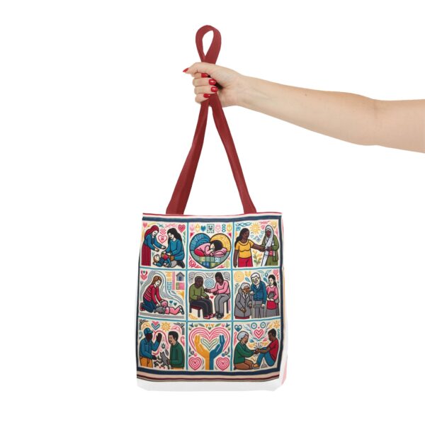 Heartfelt Connections Tote Bag - Perfect for Valentine's Day & Everyday Use - Image 8