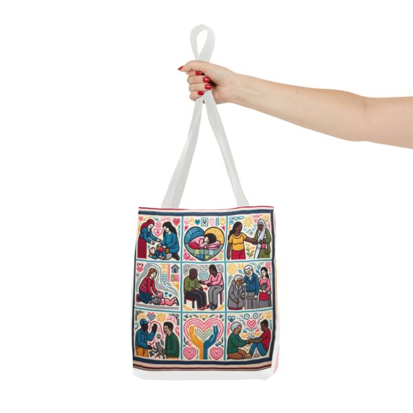 Heartfelt Connections Tote Bag - Perfect for Valentine's Day & Everyday Use - Image 12