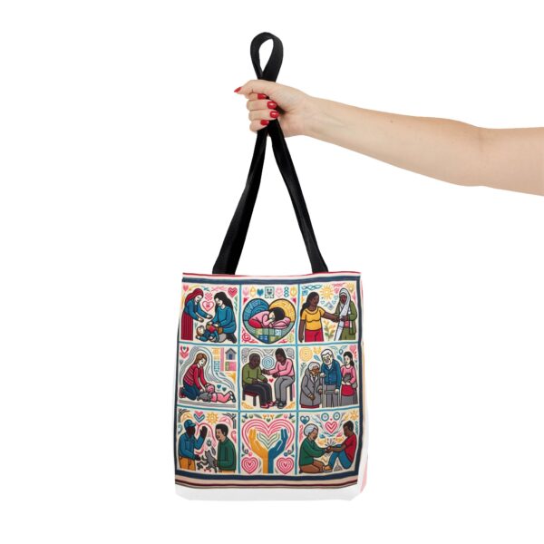 Heartfelt Connections Tote Bag - Perfect for Valentine's Day & Everyday Use - Image 4