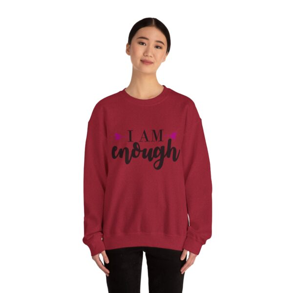 I Am Enough Unisex Heavy Blend™ Crewneck Sweatshirt - Empowerment Apparel - Image 13