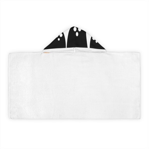 Cute Ghost Youth Hooded Towel for Halloween Fun - Image 2