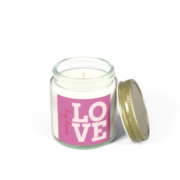 Love Every Day Scented Candle - Coconut Apricot Wax - Image 18