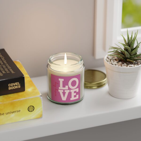 Love Every Day Scented Candle - Coconut Apricot Wax - Image 27