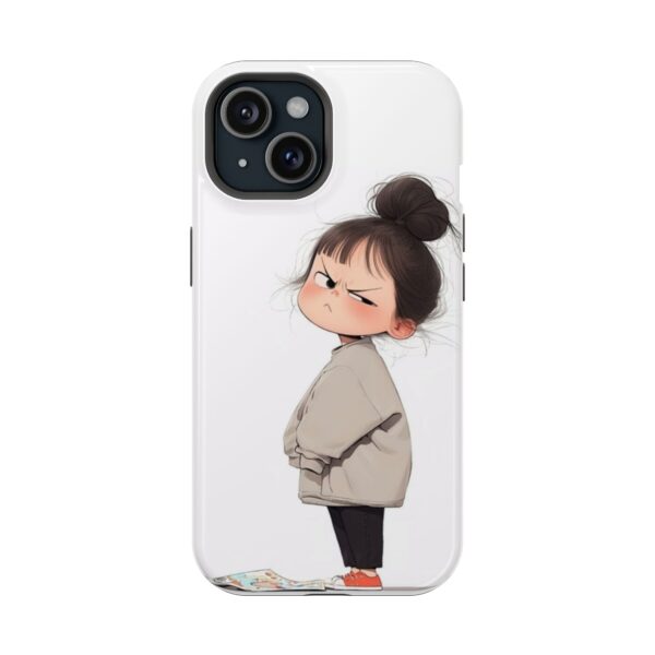 Cute Cartoon Magnetic Tough Case for iPhone - Stylish and Protective Cover