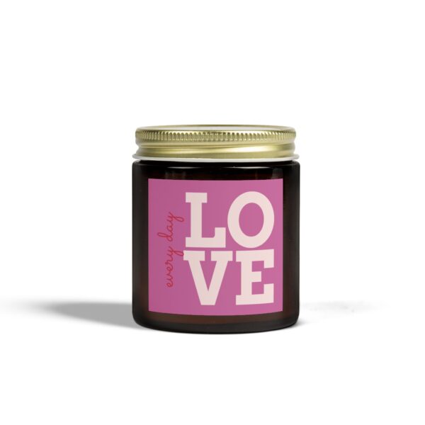 Love Every Day Scented Candle - Coconut Apricot Wax - Image 53