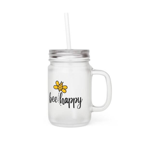 Inspirational Mason Jar with Straw - "Coffee Break" Design - Perfect for Home or Office - Image 4