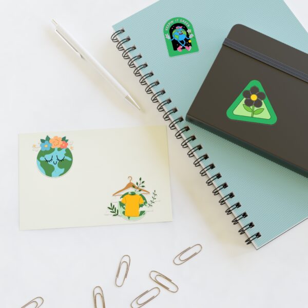 Eco-Friendly Sticker Sheets - Keepin' It Green Decor for Nature Lovers - Image 8