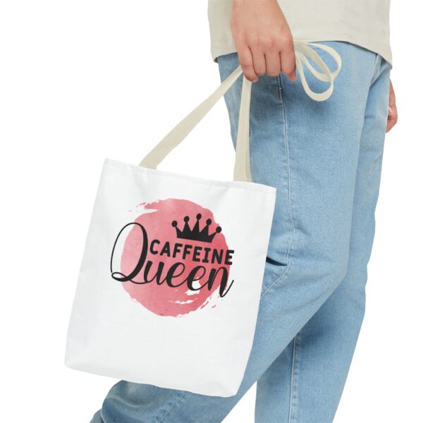 Caffeine Queen Tote Bag - Stylish and Fun for Coffee Lovers - Image 7