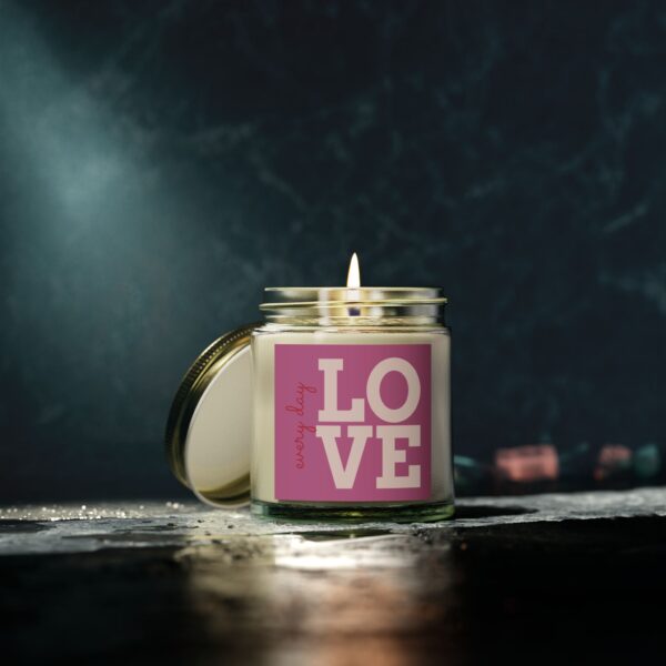 Love Every Day Scented Candle - Coconut Apricot Wax - Image 4