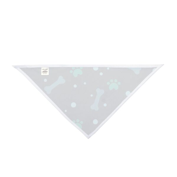 Stylish Pet Bandana with Bone and Paw Print Design - Perfect for Pets on Adventures or Special Occasions - Image 2