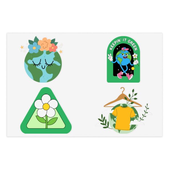 Eco-Friendly Sticker Sheets - Keepin' It Green Decor for Nature Lovers - Image 5