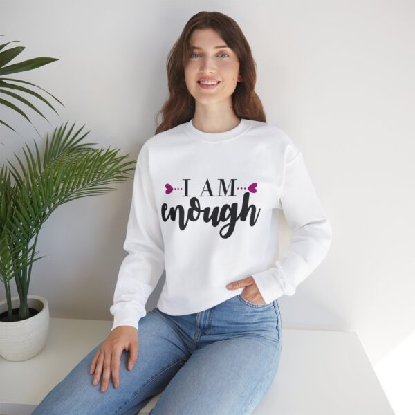 I Am Enough Unisex Heavy Blend™ Crewneck Sweatshirt - Empowerment Apparel