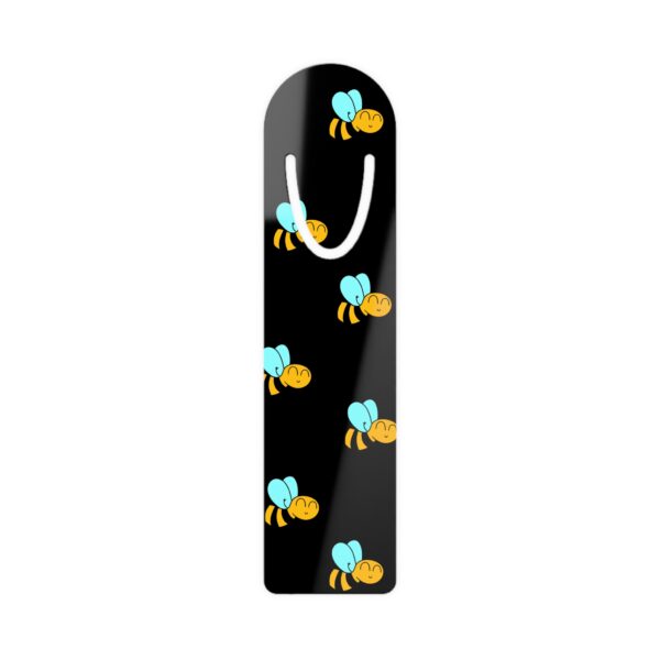 Bee-Themed Stainless Steel Bookmark - Cute Insect Design - Image 2