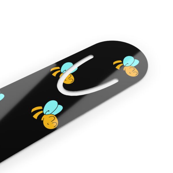 Bee-Themed Stainless Steel Bookmark - Cute Insect Design - Image 4