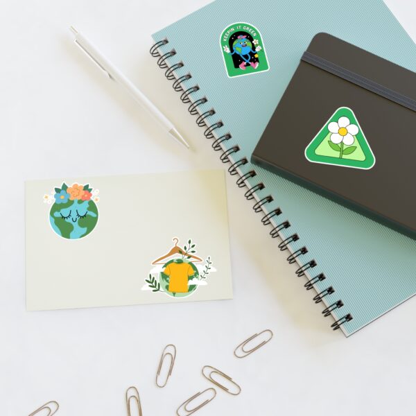 Eco-Friendly Sticker Sheets - Keepin' It Green Decor for Nature Lovers - Image 4