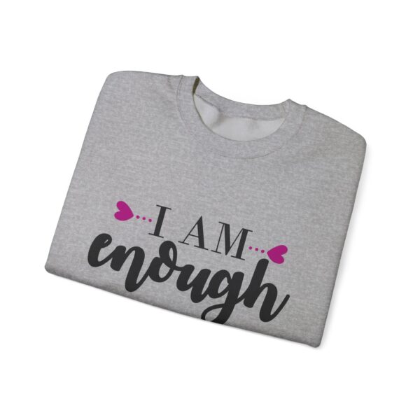 I Am Enough Unisex Heavy Blend™ Crewneck Sweatshirt - Empowerment Apparel - Image 8