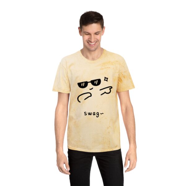 Unisex Color Blast 'Swag' T-Shirt – Trendy and Fun Summer Wear - Image 3