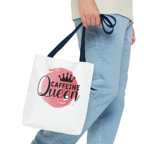 Caffeine Queen Tote Bag - Stylish and Fun for Coffee Lovers - Image 11