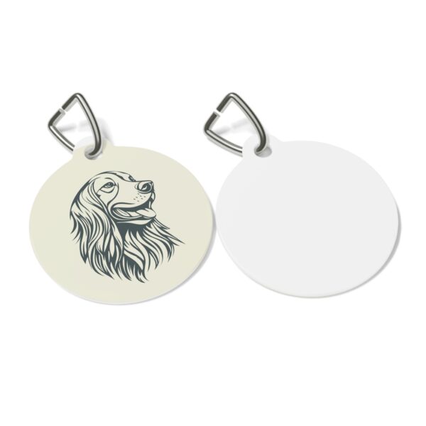 Custom Dog Pet Tag with Elegant Canine Design - Personalized Dog ID Tag - Image 3